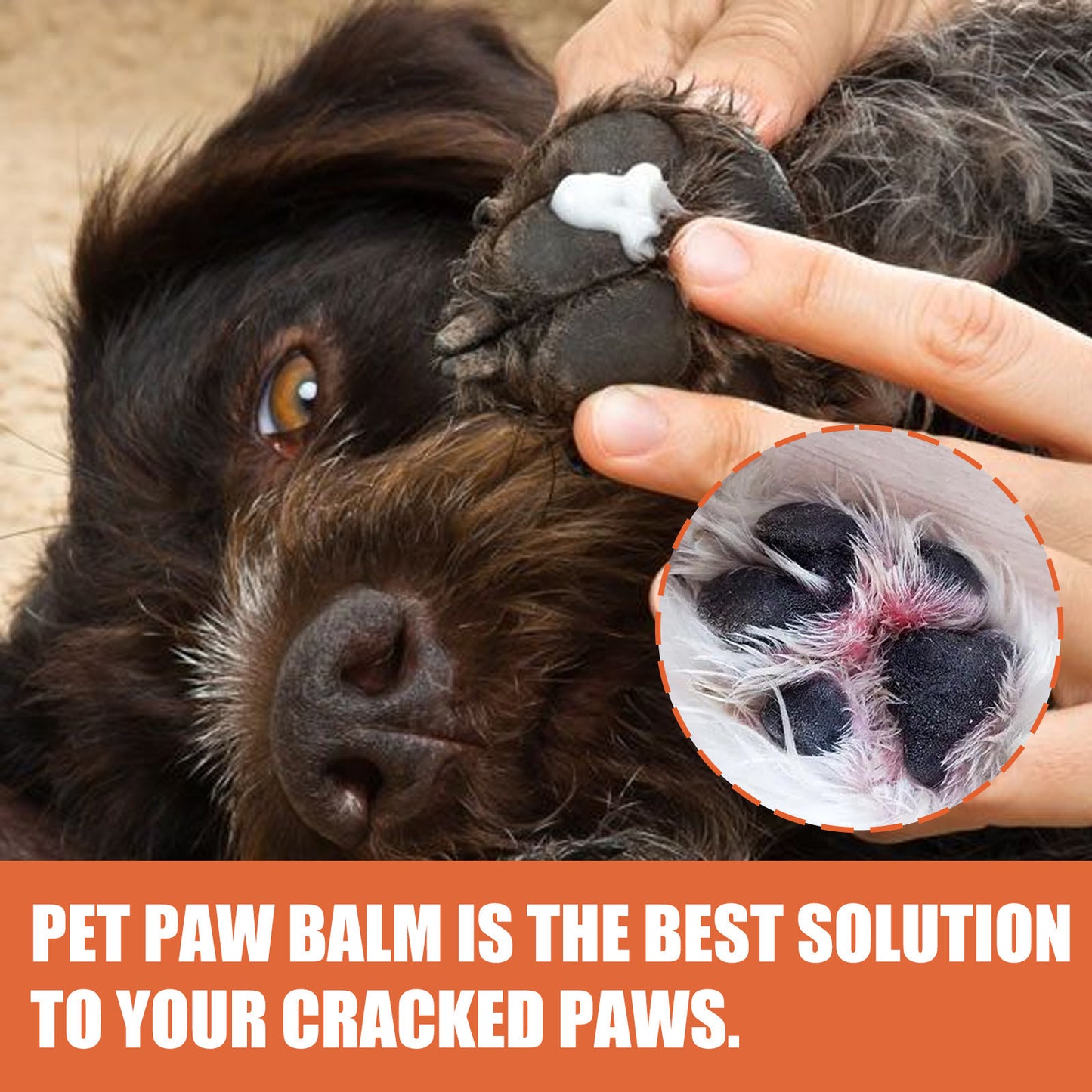 Pet Foot Balm, Cat & Dog Animal Foot Care PAWS Foot Mat Protection Balm