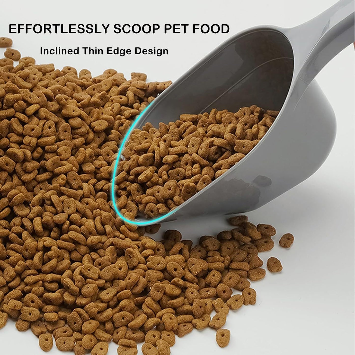 Pet Food Scoop 1 Cup Capacity Lines For 1 2 Cup And 1 Cup Plastic Pet Food Scoop For Dog Puppy And Cat