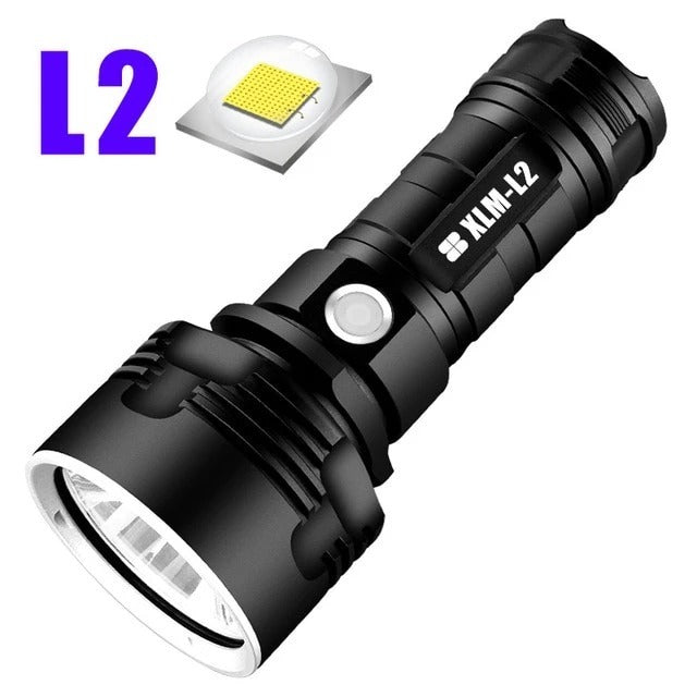 Strong Flashlight Focusing Led  Light Rechargeable Super Bright LED Outdoor Xenon Lamp