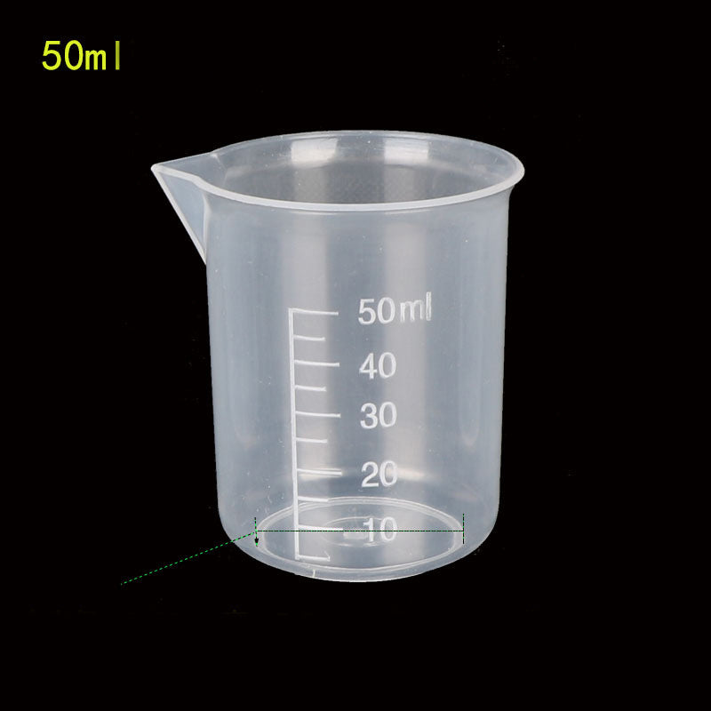 Baking plastic measuring cup