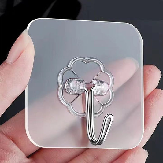 Transparent Sticky Hook Punch-free Seamless Hook Strong