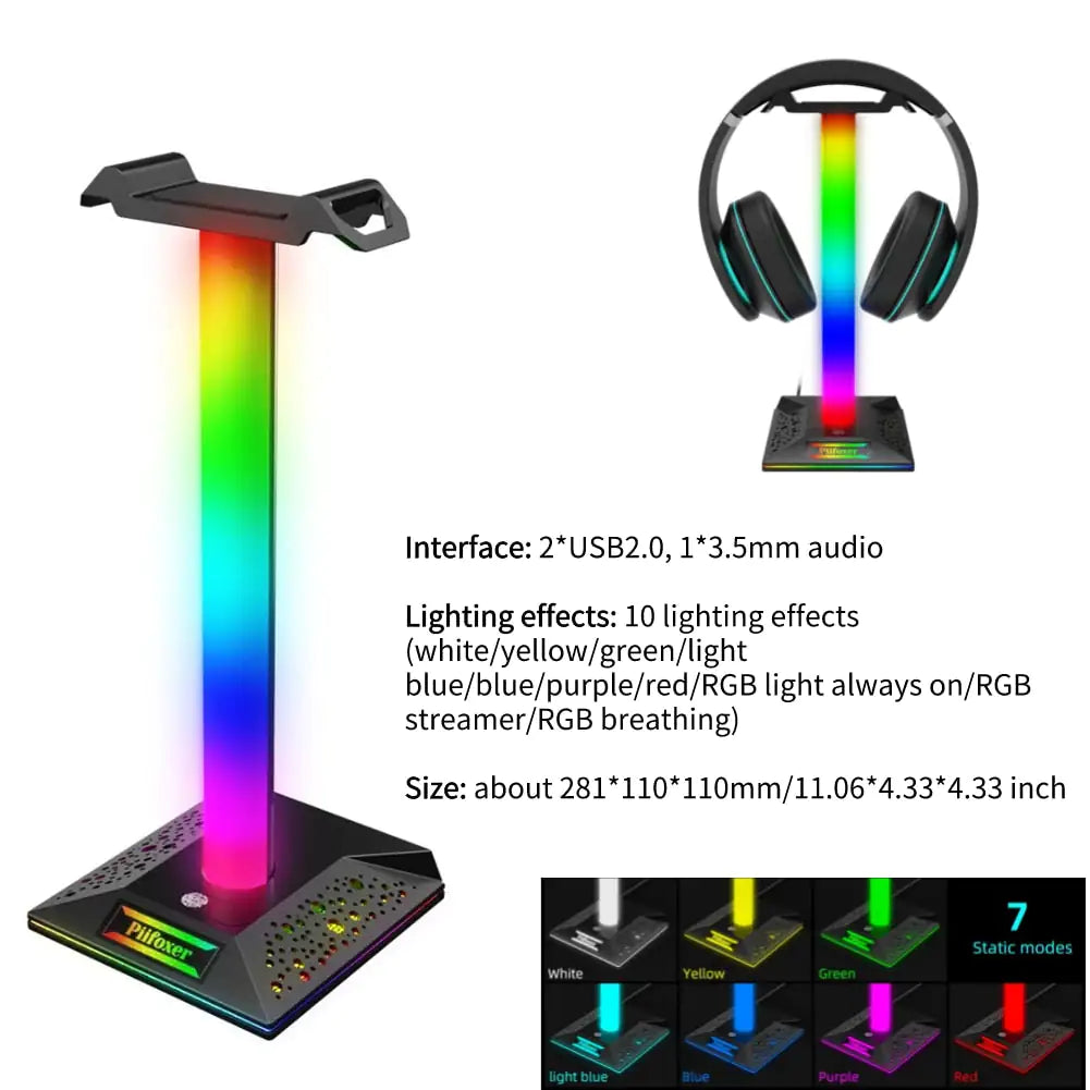 RGB Gaming Headphone Stand - Todd Sells Jax